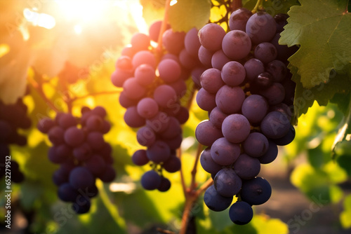 Leaf grapes wine sunset harvest fruit