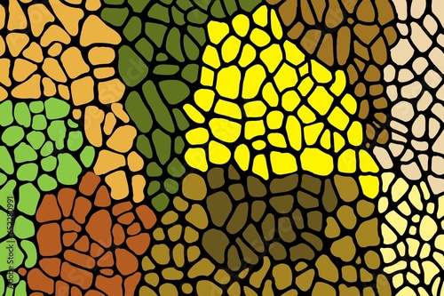 pattern with fish in the water