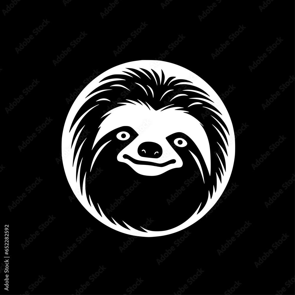 Sloth - High Quality Vector Logo - Vector illustration ideal for T-shirt graphic