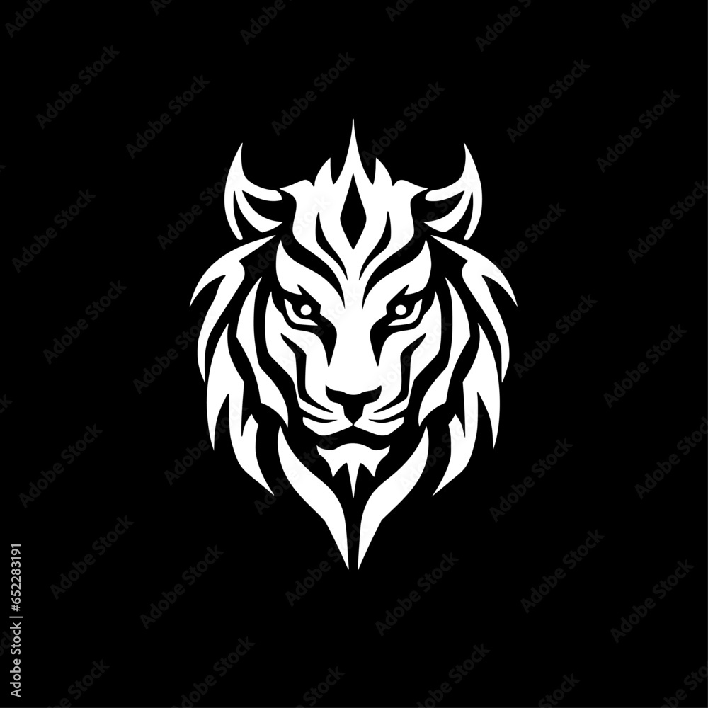 Fototapeta premium Tiger - Minimalist and Flat Logo - Vector illustration