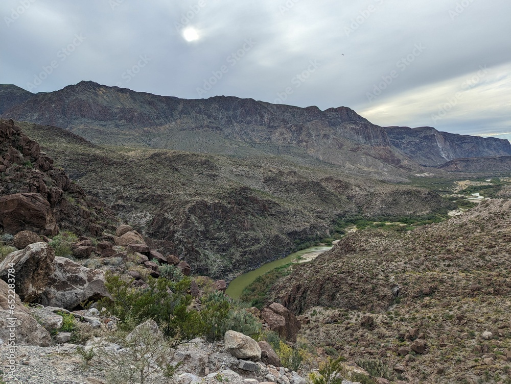 Beautiful view of mountains in Big Bend Ranch state park