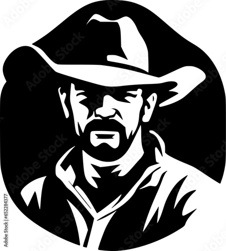 Cowboy - High Quality Vector Logo - Vector illustration ideal for T-shirt graphic