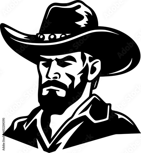 Cowboy - High Quality Vector Logo - Vector illustration ideal for T-shirt graphic