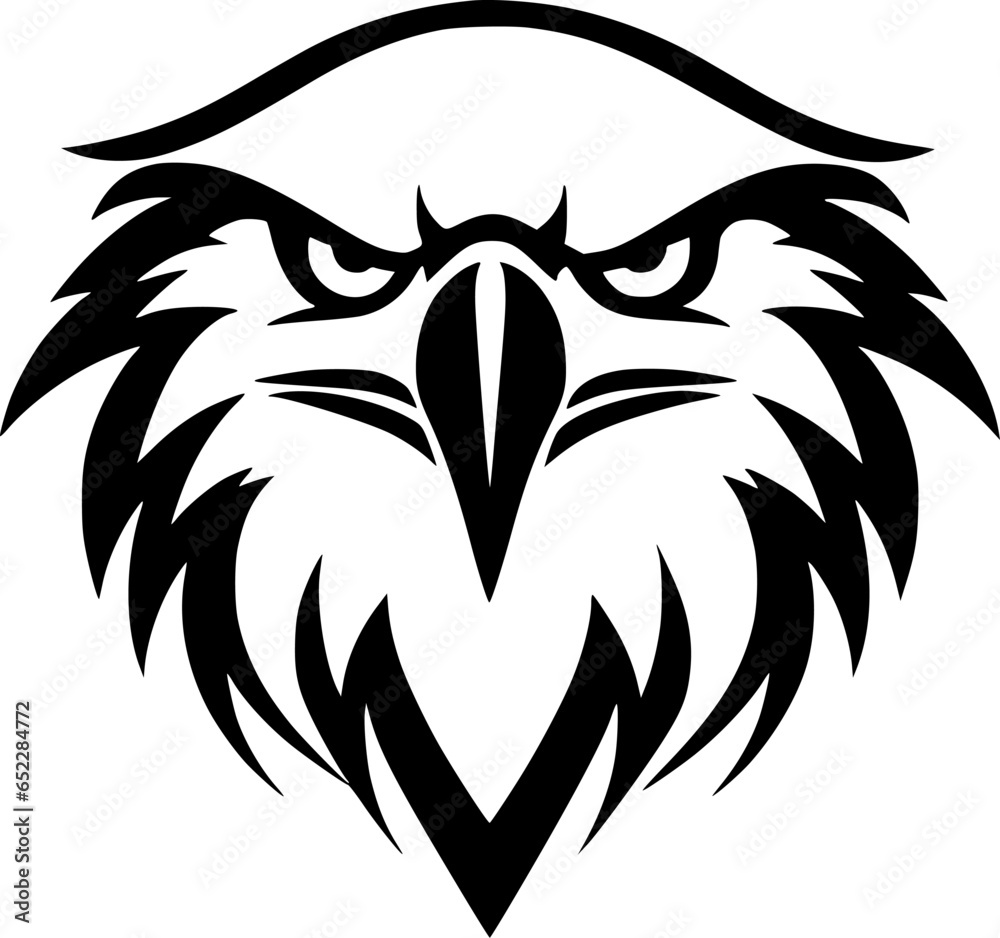Fototapeta premium Eagle | Minimalist and Simple Silhouette - Vector illustration