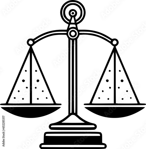 Justice - High Quality Vector Logo - Vector illustration ideal for T-shirt graphic