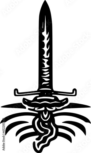 Katana - High Quality Vector Logo - Vector illustration ideal for T-shirt graphic