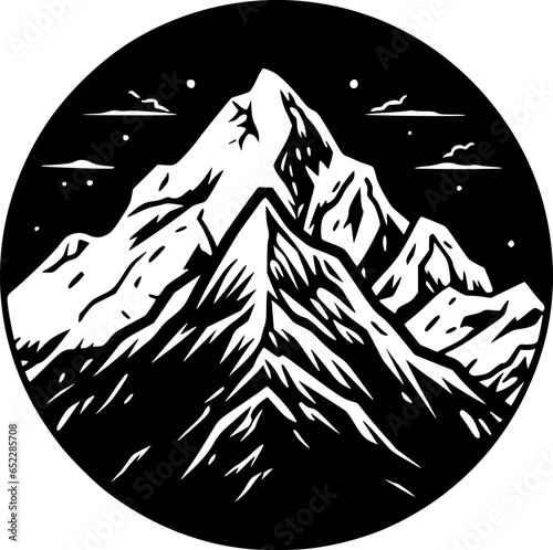 Mountain - High Quality Vector Logo - Vector illustration ideal for T-shirt graphic
