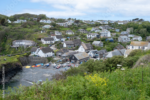 view of a costal village