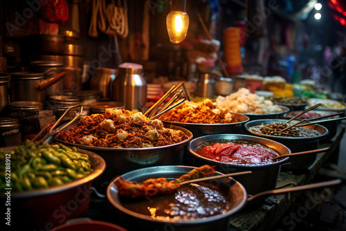 Traditional Asian street food and markets © Nino Lavrenkova