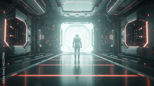 Astronaut Space Mission Capsule Pilot Lab Habitat Space Station Facility Lunar Base Galaxy Home Alien Sci-fi Expedition Outpost Science Center Fiction Astronaut Generative AI