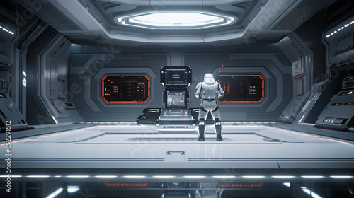 Astronaut Space Mission Capsule Pilot Lab Habitat Space Station Facility Lunar Base Galaxy Home Alien Sci-fi Expedition Outpost Science Center Fiction Astronaut Generative AI
