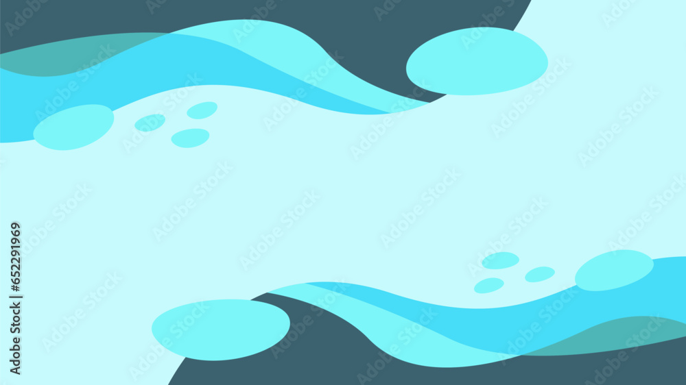 abstract blue ocean background vector stock