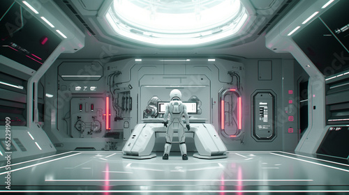 Astronaut Space Mission Capsule Pilot Lab Habitat Space Station Facility Lunar Base Galaxy Home Alien Sci-fi Expedition Outpost Science Center Fiction Astronaut Generative AI