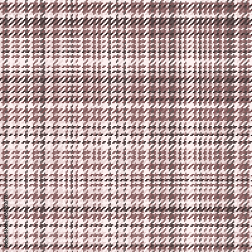 Check vector texture of plaid pattern textile with a seamless tartan background fabric.