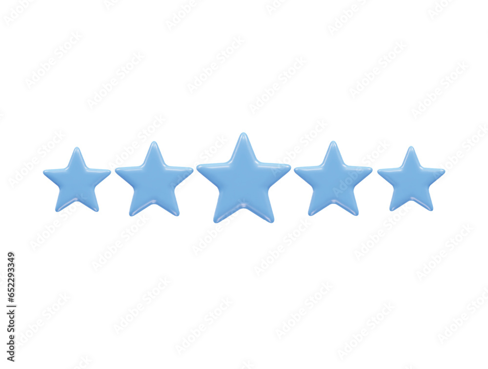 Star icon 3d rendering illustration element Star icon 3d rendering illustration element
