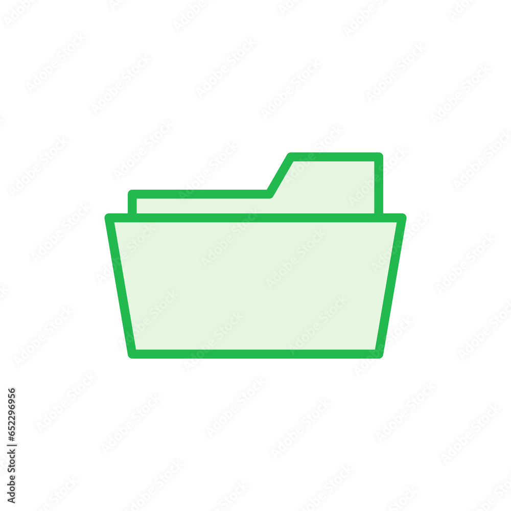 Folder icon set. folder vector icons