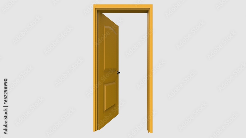 isolated door illustration 3d rendering isolated door illustration 3d rendering