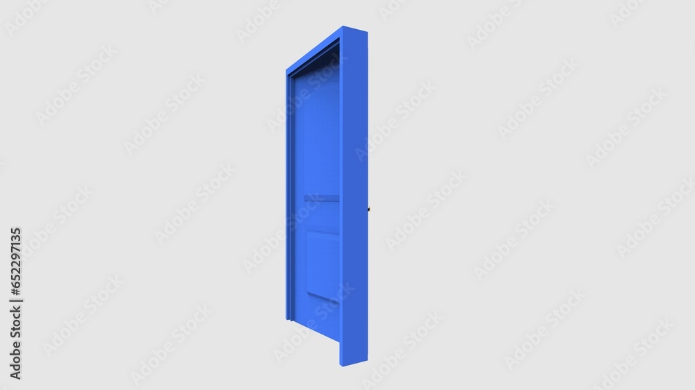 isolated door illustration 3d rendering isolated door illustration 3d rendering