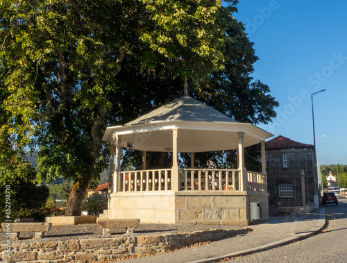 Bandstand in the Portuguese village of Abragão. Penafiel, Portugal. photo
