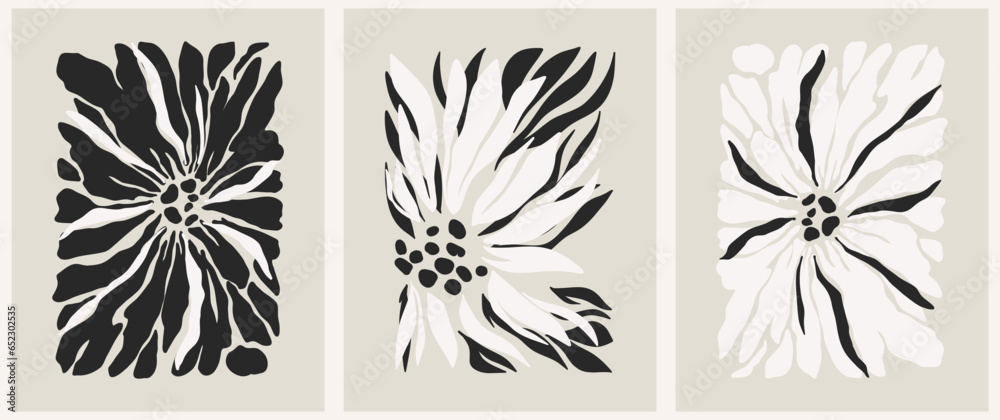 Abstract groovy floral poster Y2K. Modern trendy minimalist style. Hand drawn for wallpaper, wall decor, fabric, postcard, cover, template, banner. Abstract groovy floral poster Y2K. Modern trendy minimalist style. Hand drawn for wallpaper, wall decor, fabric, postcard, cover, template, banner.