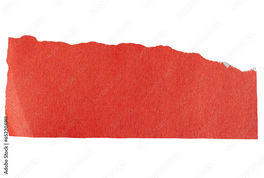 Red torn paper on a transparent background. Ripped paper png. Red torn paper on a transparent background. Ripped paper png.
