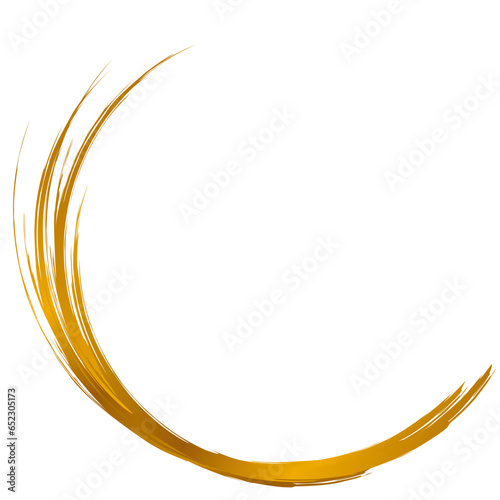 Natural golden semi-circle frame 