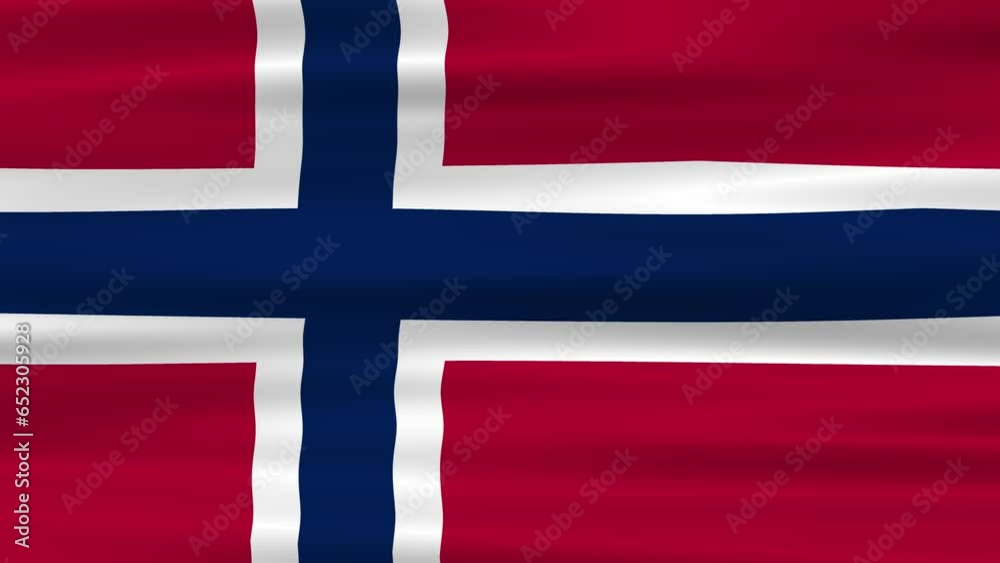 Norway Flag Smooth Waving Animation. Wonderful Flag of the Norway with Folds. Flag background. 4k 3D render. Norway Flag Smooth Waving Animation. Wonderful Flag of the Norway with Folds. Flag background. 4k 3D render.
