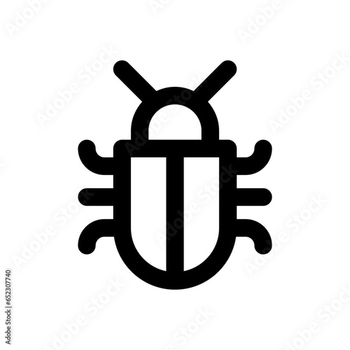 bug line icon