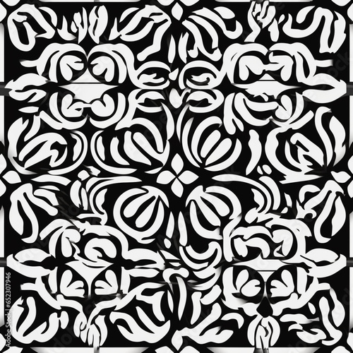 black and white seamless pattern ancient Greek ornaments