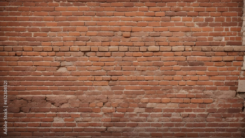old brick wall pattern.Generative AI. old brick wall pattern.Generative AI.