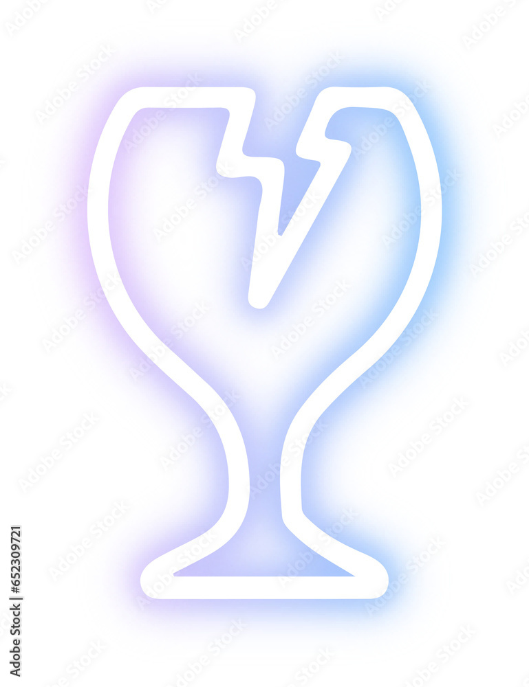 Set of Shopping Delivery neon Set of Shopping Delivery neon