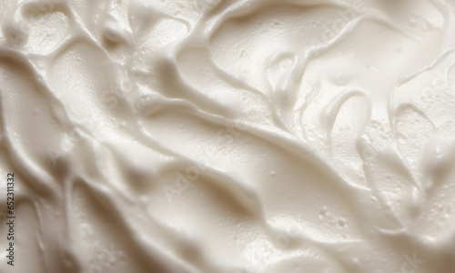 Skincare cleanser texture macro shot