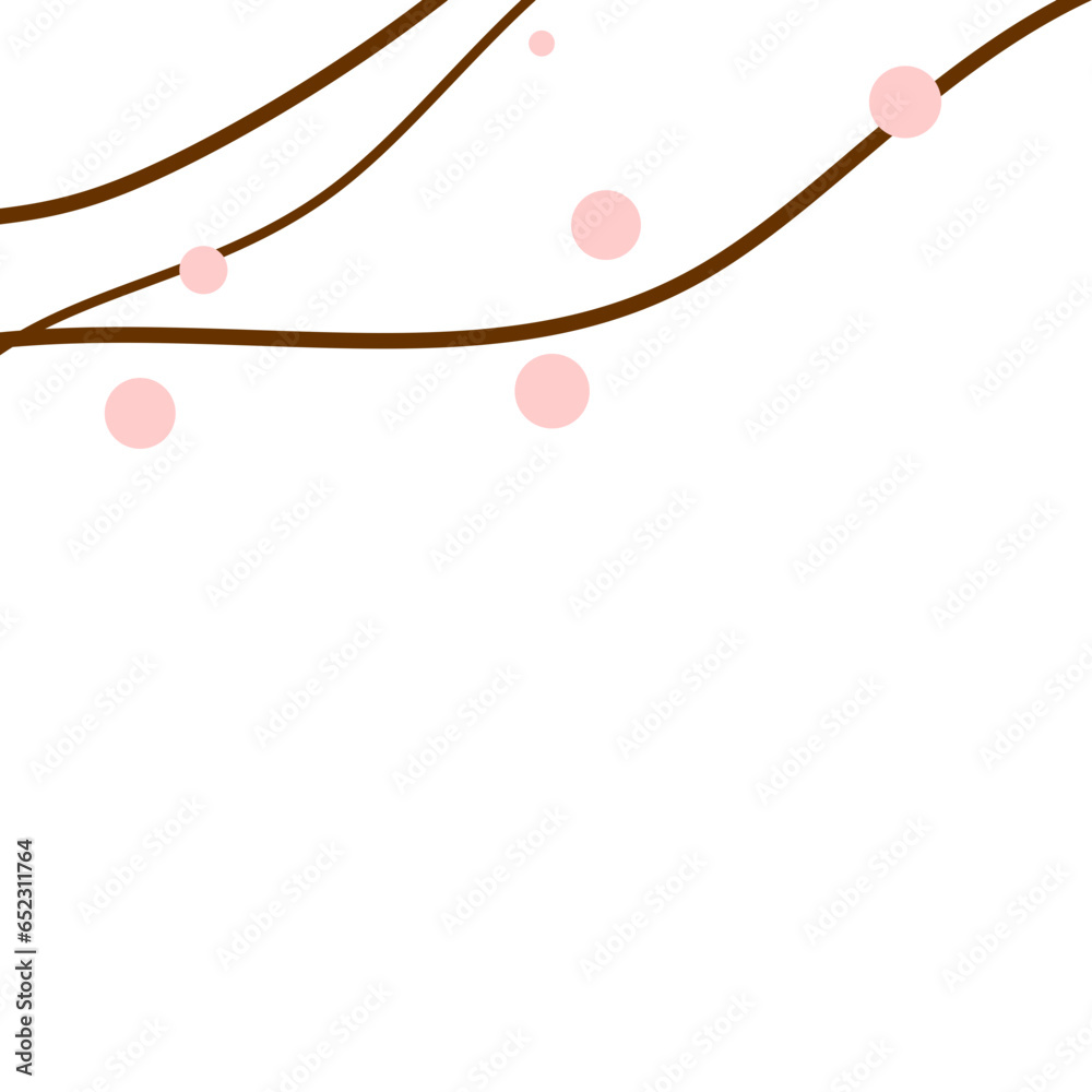 Boho Line Corner With Blob Boho Line Corner With Blob