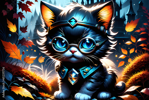The digital cute baby kitty.
Generative AI

