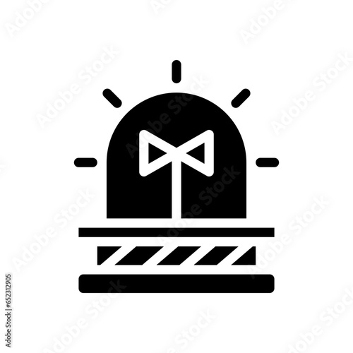siren glyph icon