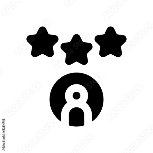 user glyph icon