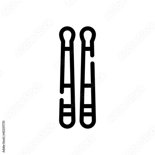 drumstick line icon