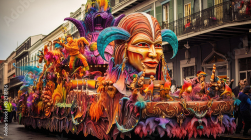 Mardi Gras (New Orleans, USA) - Known for its elaborate parades and festive atmosphere. photo