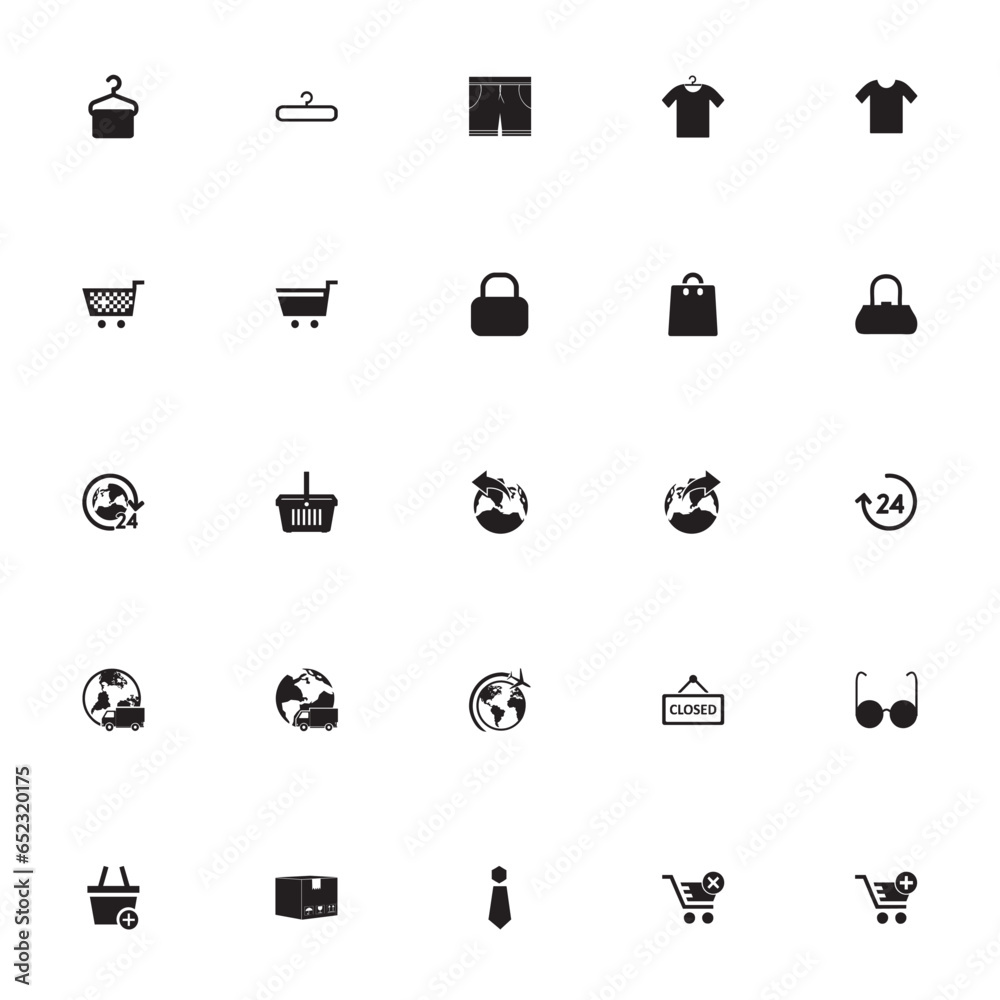 Shopping Icon Set 3 For Your Design Shopping Icon Set 3 For Your Design