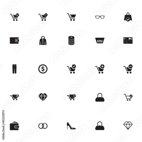 Shopping Icon Set 5 For Your Design