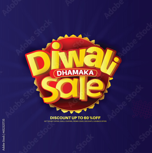 Sale website banner design with realistic bomb craker ,red background for Diwali Festival sale