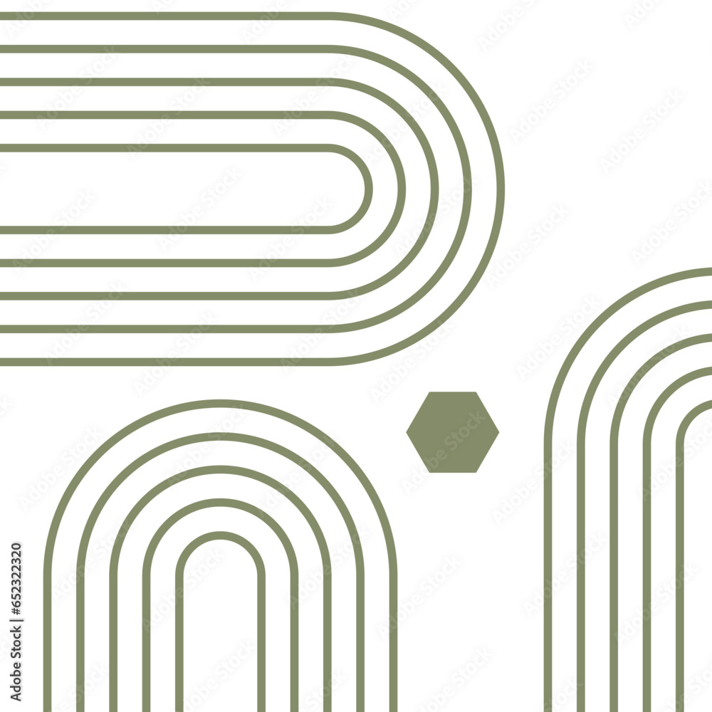 Boho Geometric Line