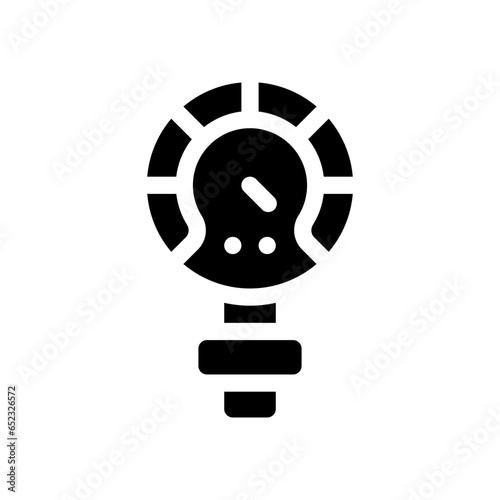 meter glyph icon