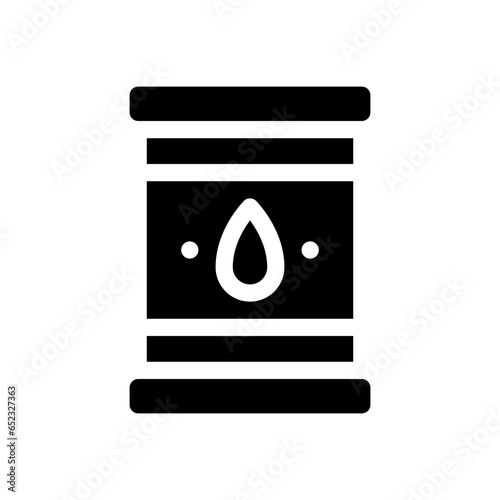 oil tank glyph icon
