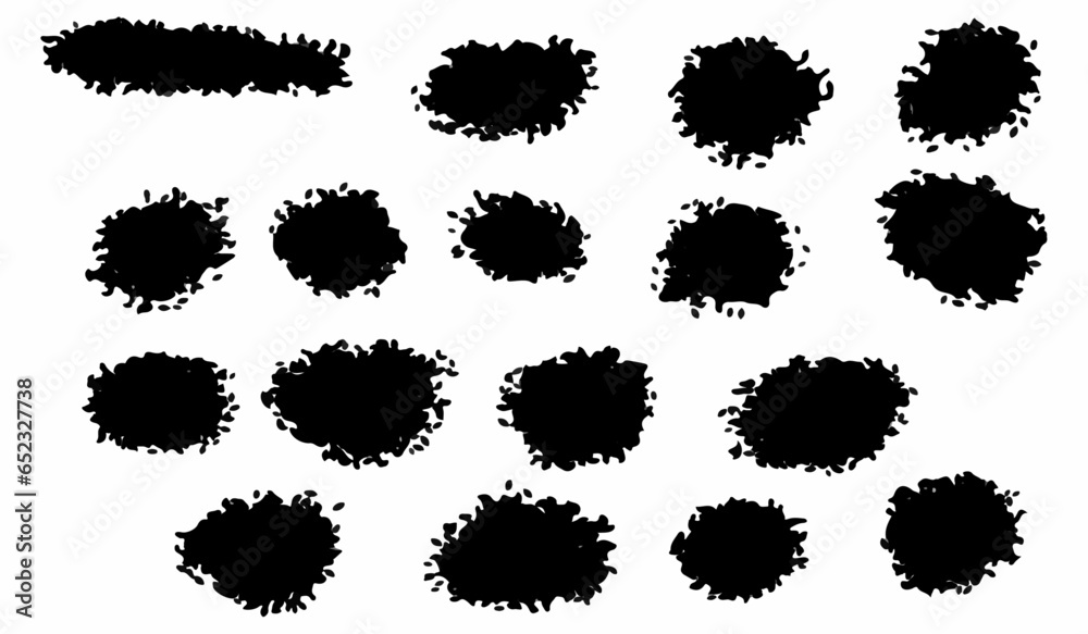 Ink brush stroke collection Ink brush stroke collection