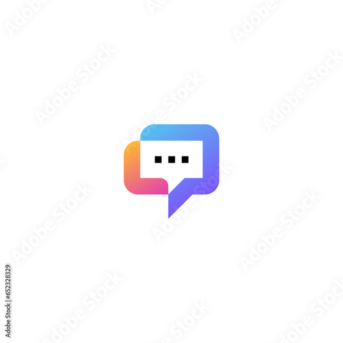 l chat logo vector
