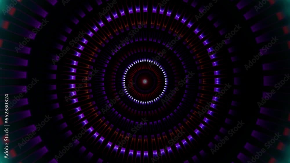 VJ Loop Background of Circle Flash Light Lamps for Music Visual Art VJ Loop Background of Circle Flash Light Lamps for Music Visual Art