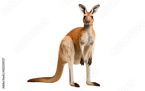 kangaroo on transparent background.