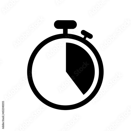 stopwatch icon with simple design.time icon