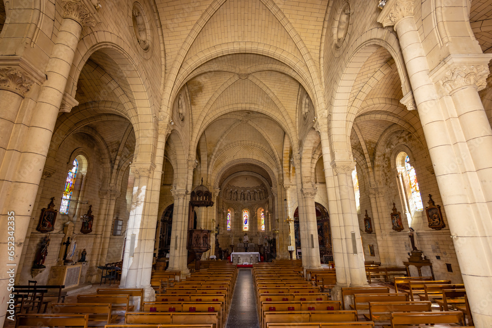 Eglise Notre-Dame de Gontaud-de-Nogaret, Gontaud-de-Nogaret, New Aquitaine, France